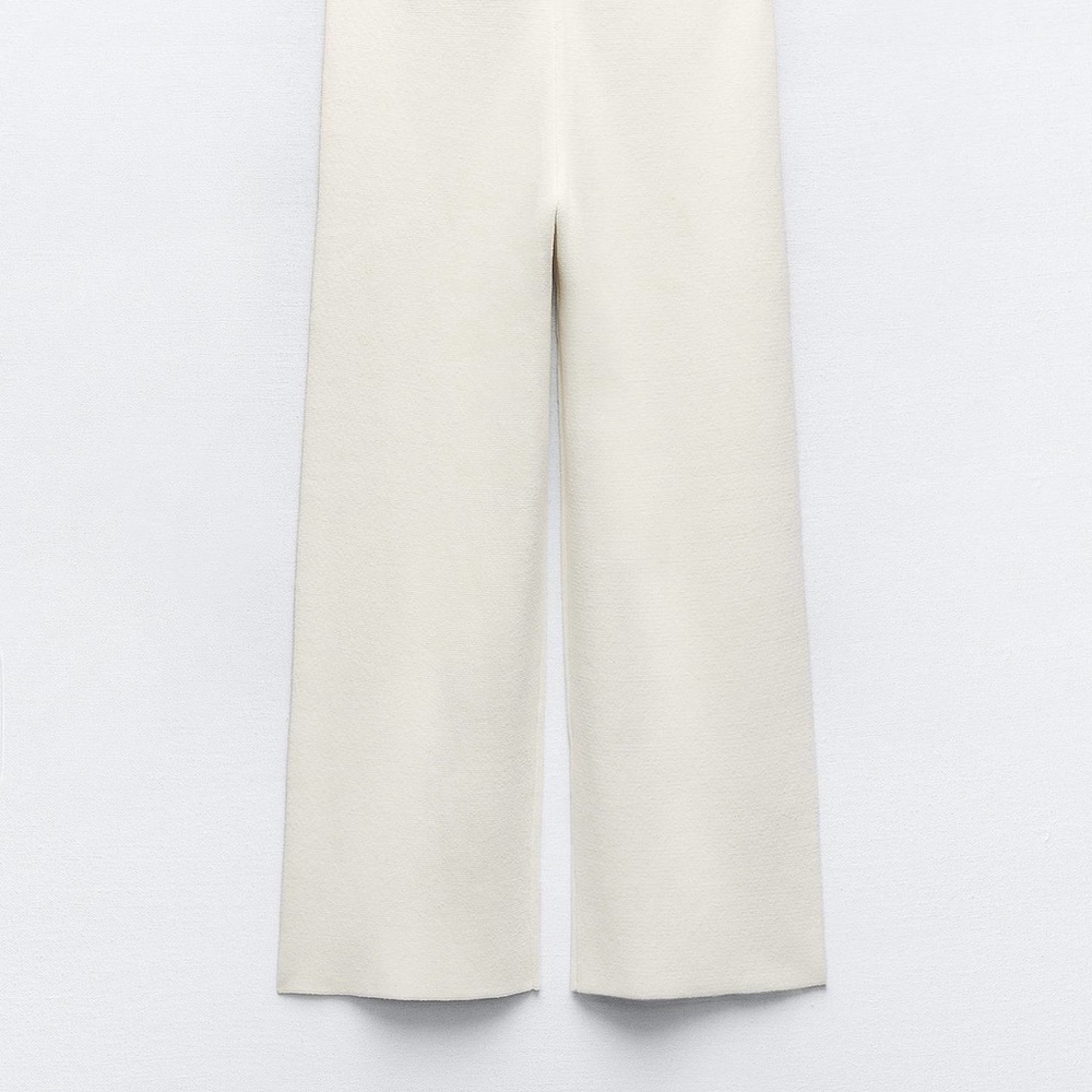 Zara wide leg knit pants